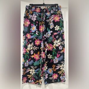 C&C California Floral Linen Pants
